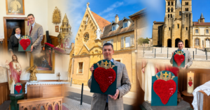 Entrega em Paray-le-Monial das intenções
